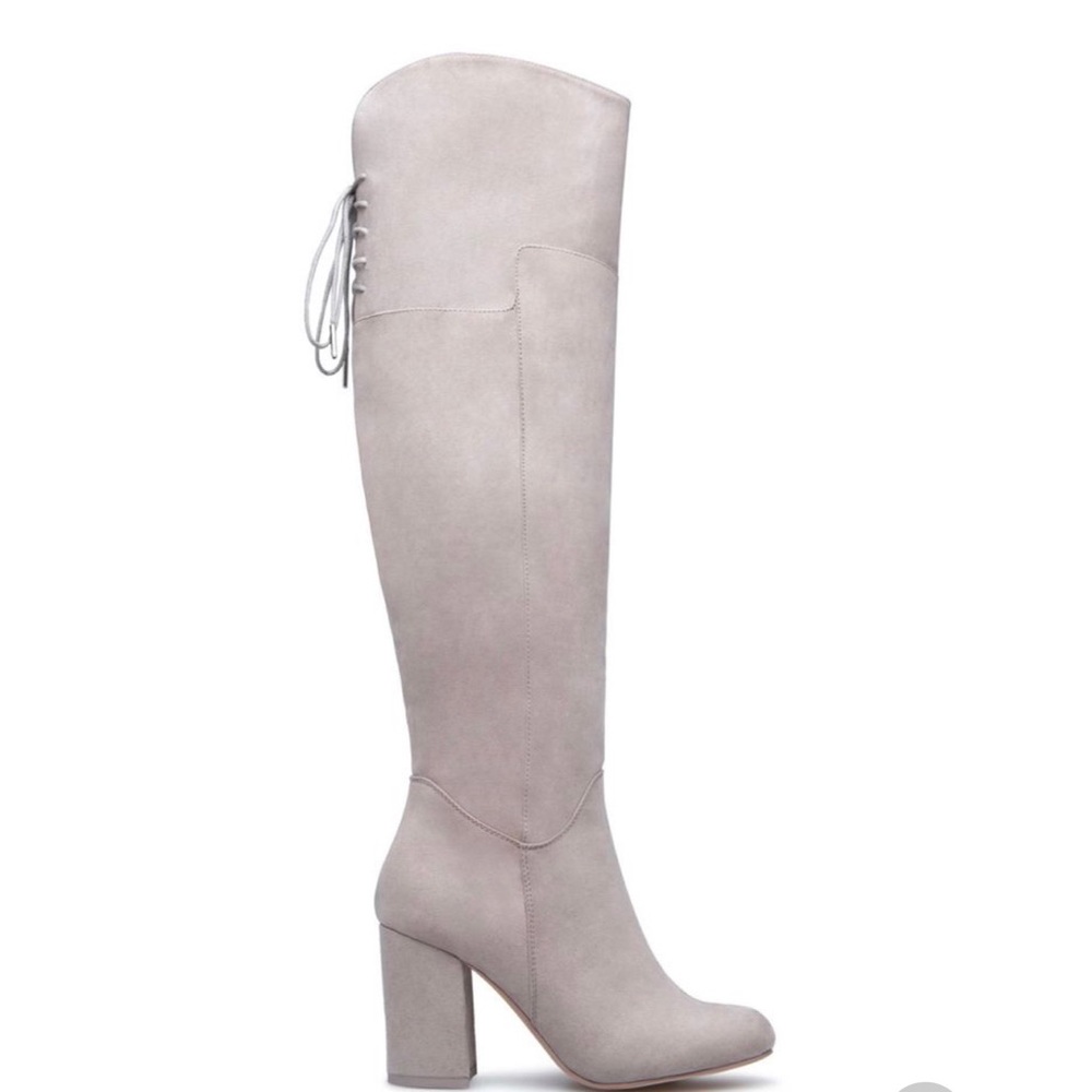 Grey Tall Boots